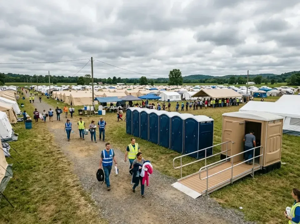 disaster-relief-camp-restrooms-010 — frequently asked questions, Dumpster & Portable Bathrooms Rental in Little Chute, WI